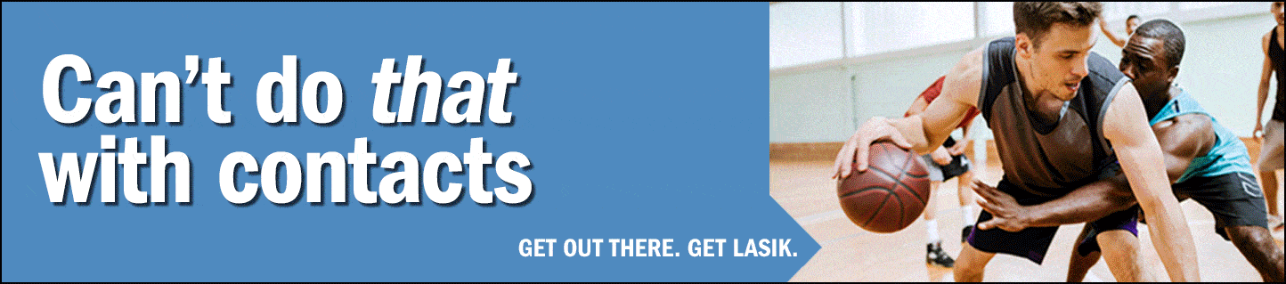 Can’t Do That With Contacts? Get Out There with $1,400/eye LASIK at LA Sight in Los Angeles. Visit LASIK Surgeon, Dr. David Wallace.