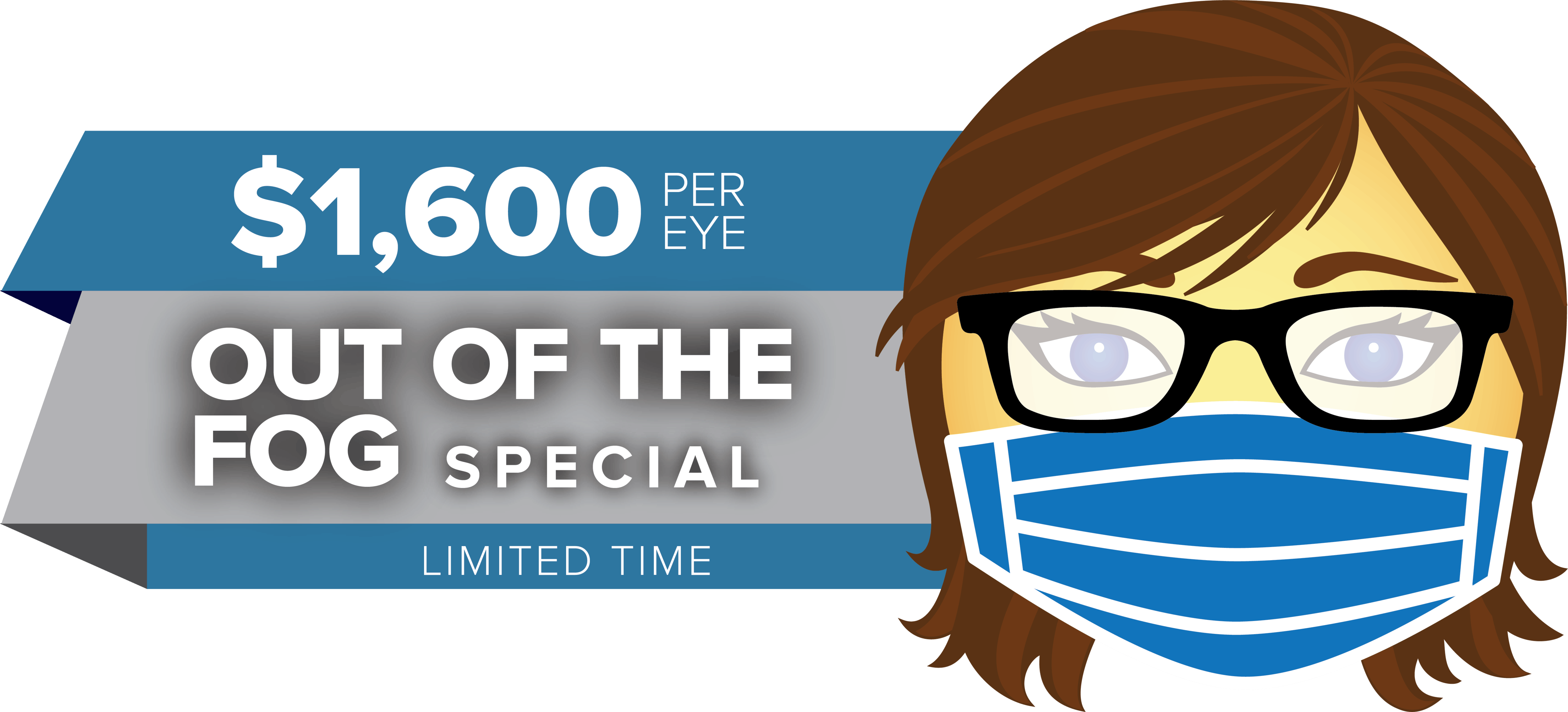 Out of the Fog Special at LA Sight: $1,600/eye LASIK
